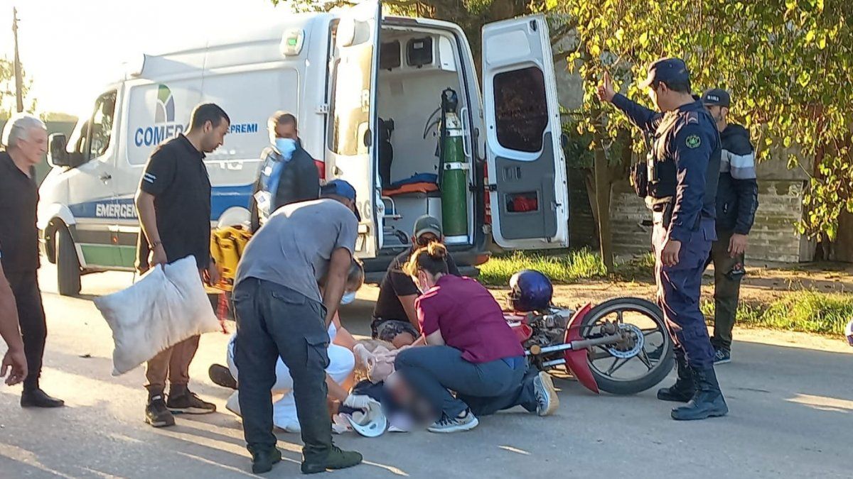 Un hombre de 71 años murió al chocar su moto con la de un adolescente