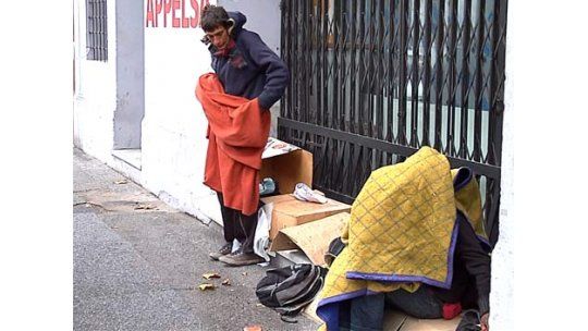 Personas que duermen en la calle aumentaron 10 en 5 años