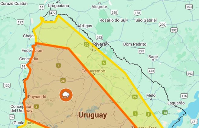 Doble Alerta Naranja Y Amarilla Para Casi Todo El Pa S Por Tormentas