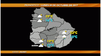 se espera mejora del tiempo este lunes con maxima de 19ºc en montevideo