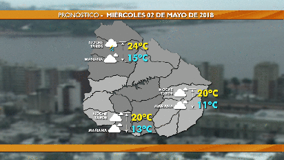 alerta amarilla por tormentas fuertes para la mitad del pais