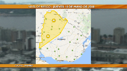 nueva alerta amarilla por tormentas fuertes y lluvias intensas