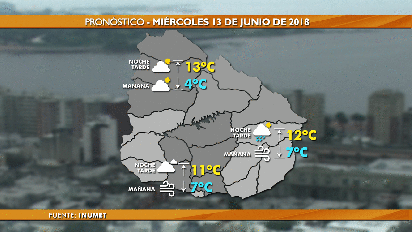 martes con precipitaciones y probables tormentas en la capital