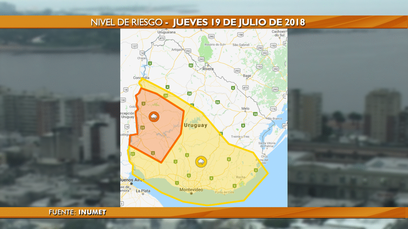 CLIMA JUEVES 19 DE JULIO