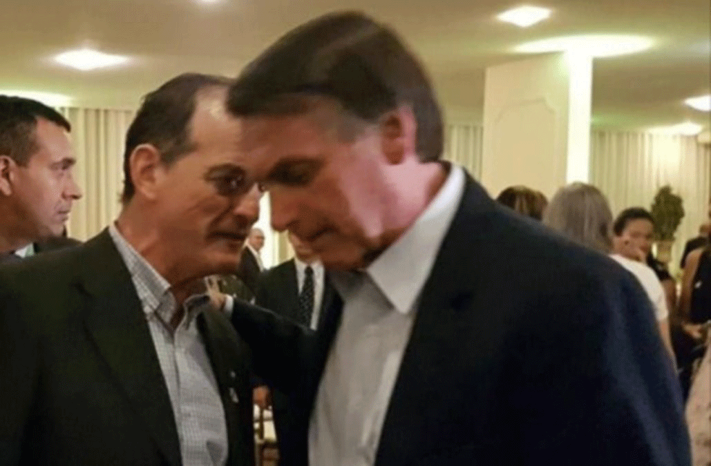 Manini Ríos y Bolsonaro en Brasilia el 12 de enero de 2019.&nbsp;