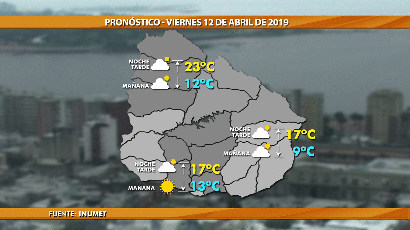 clima 10 de abril 2019