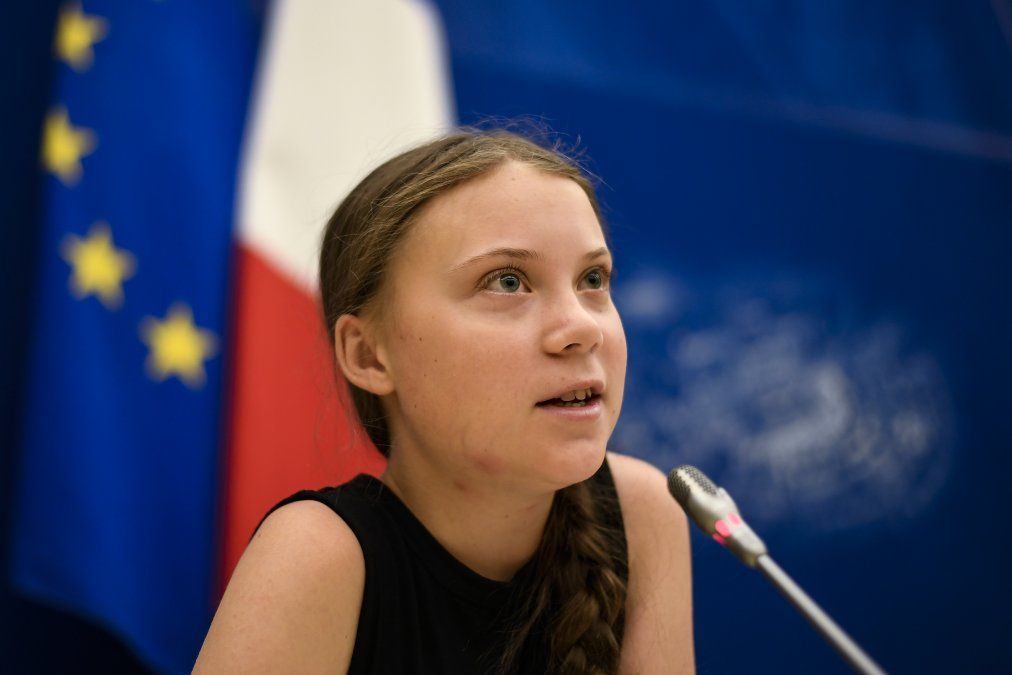 La activista sueca por el clima Greta Thunberg habla durante un encuentro en la Asamblea Nacional Francesa La activista sueca por el clima Greta Thunberg habla durante un encuentro en la Asamblea Nacional Francesa