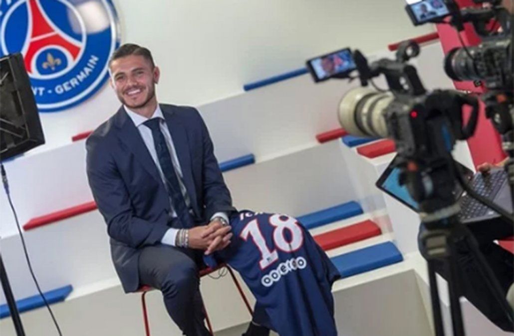 Mauro Icardi contento con su llegada a París