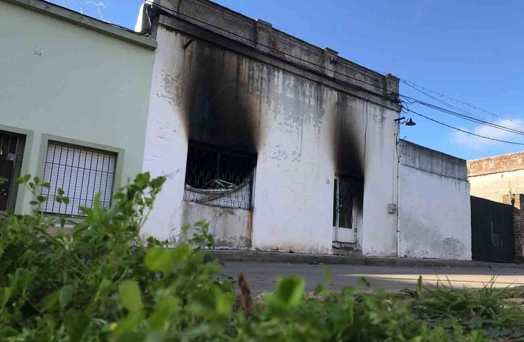 Así quedó la vivienda en Belvedere
