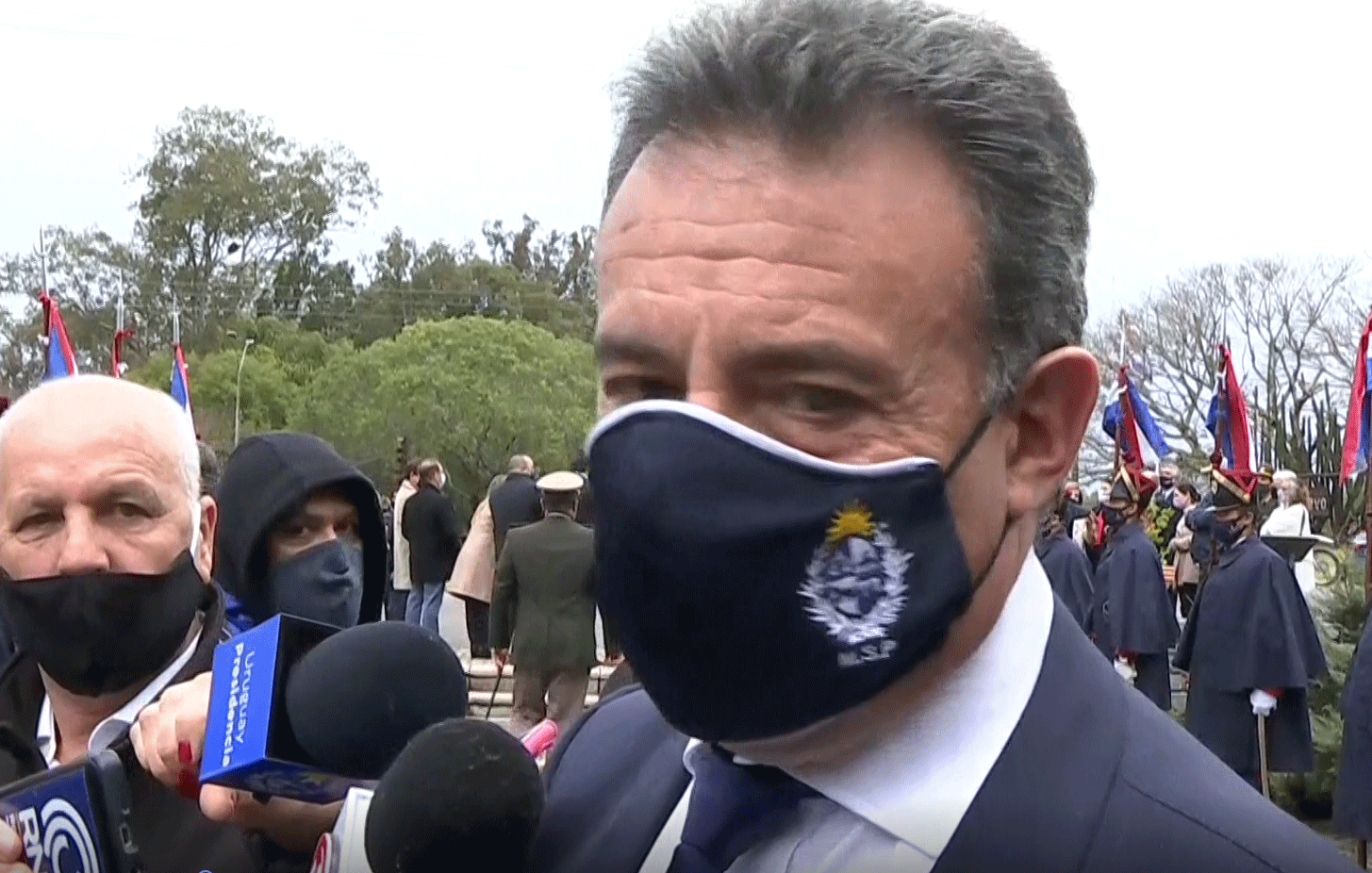 Daniel Salinas estuvo en el acto en Florida por el 25 de agosto