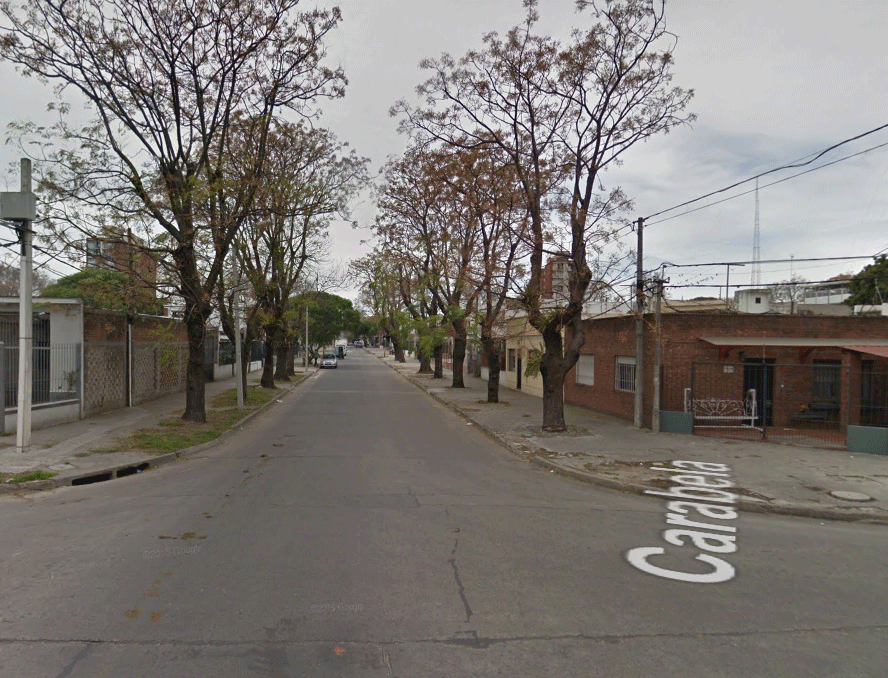 La esquina de Erlich y Carabelas. El hecho ocurri&oacute; en la pasada madrugada.&nbsp;