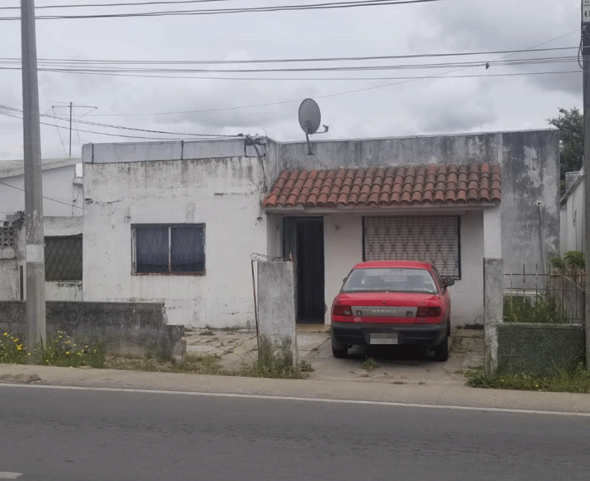 A esta casa en Las Piedras se iba a mudar la mujer asesinada. Ella tenía 6 hijos. 