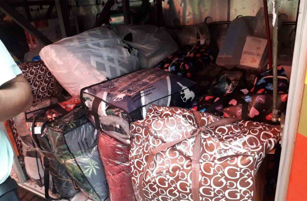 Así se retiraban las excursiones cargadas de mercadería