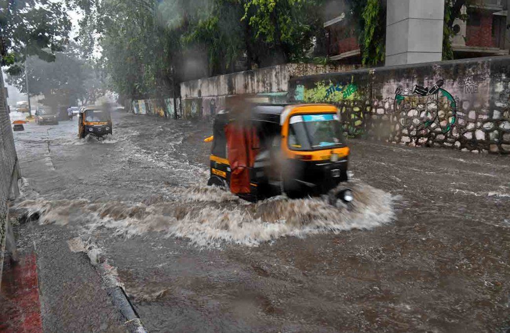 Un ciclón afecta el oeste de India