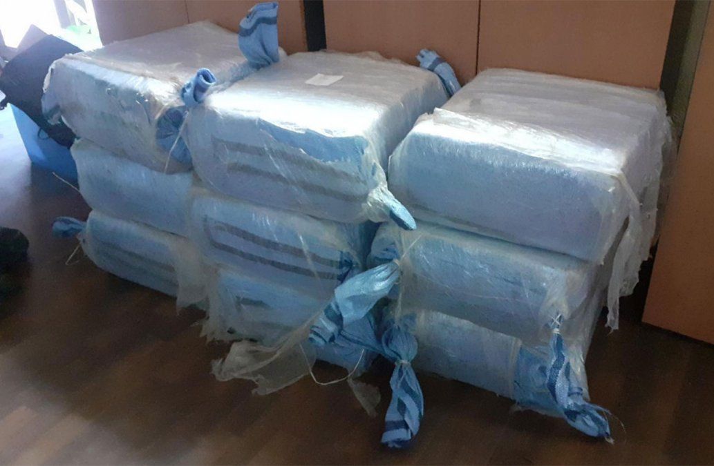 Así tenían la droga acondicionada