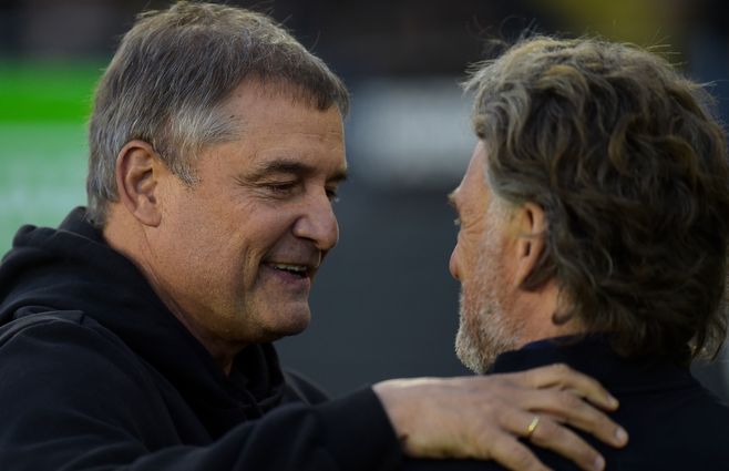 Diego Aguirre y Daniel Carreño. Foto: Foco UY