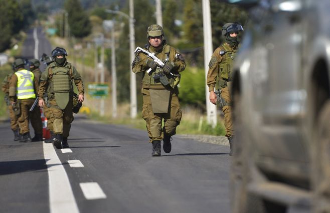 Imagen de archivo de la policía de Chile. AFP&nbsp;