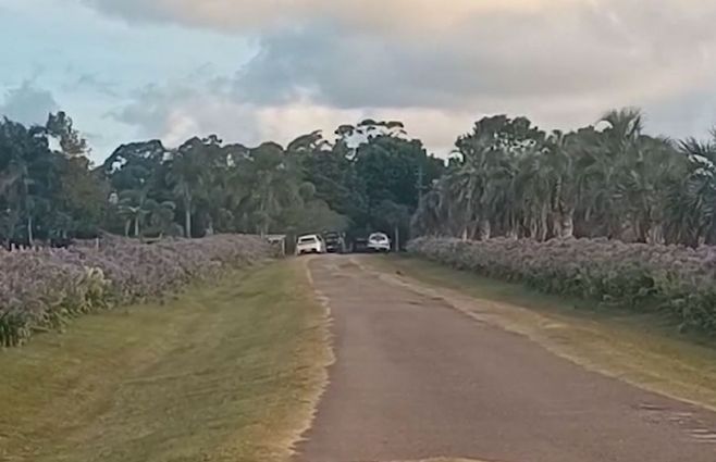 La estancia que fue asaltada por delincuentes en Rocha.&nbsp;