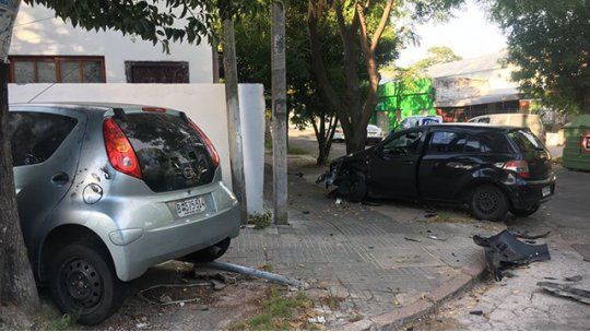 choque y robo accidente