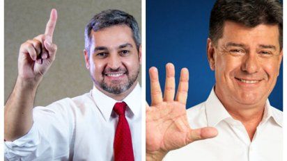 Mario Abdo y Efraín Alegre