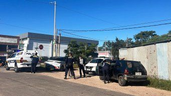 Foto: Subrayado. Lugar de la detención del imputado, junto a un auto robado, en Paso Carrasco.