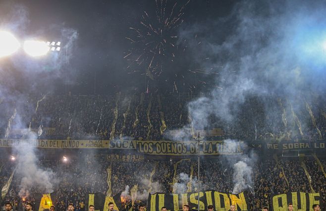 Peñarol Vs. The Strongest. Foto: Foco UY
