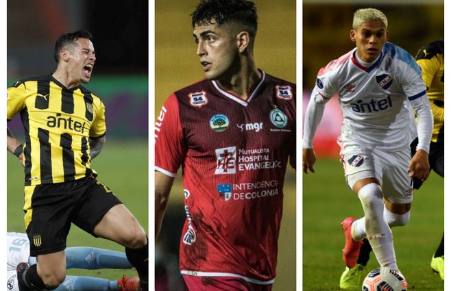 Jesús Trindade (Peñarol), Santiago Mele (Plaza Colonia) y Brian Ocampo (Nacional), figuras para el fin de semana de Torneo Apertura