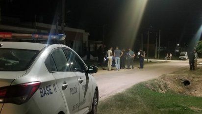 La Policía trabaja en la escena del crimen en Sauce