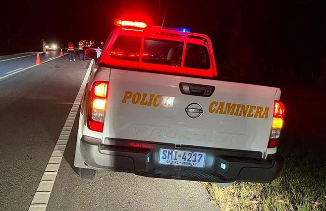 Foto: archivo. Siniestro de tránsito en ruta con Policía Caminera.
