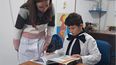reabrio la escuela rural 59 de paso aguirre, con la maestra lara y el unico alumno, aparicio