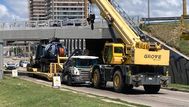 Comienzan obras para reparar puente dañado tras siniestro en Bv. Artigas: tiempo estimado y desvíos en la zona