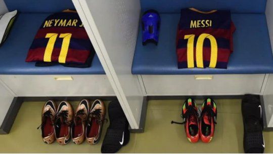 Neymar y Messi