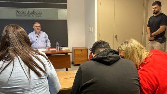 Foto: Mª. Eugenia Scognamiglio, Subrayado. Audiencia de imputación el 15 de abril de 2026.