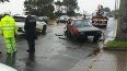Foto: Beatriz Martínez, Subrayado. Accidente de este viernes en la rambla de Punta Gorda, Montevideo. Foto: Beatriz Martínez, Subrayado. Accidente de este viernes en la rambla de Punta Gorda, Montevideo.