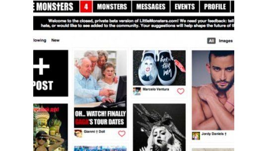 Lady Gaga lanza su propia red social, Little Monsters