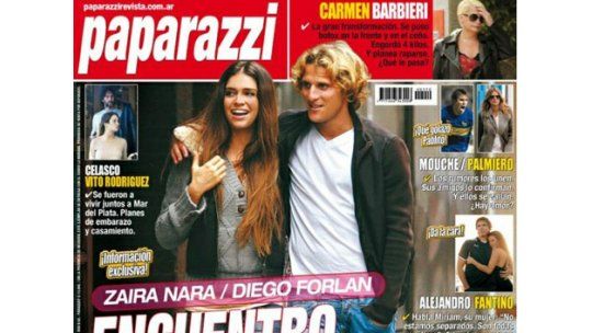 Zaira Nara negó reencuentro con Forlán