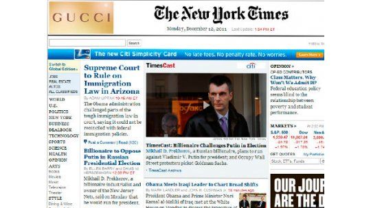 Las noticias más leídas en los portales del mundo