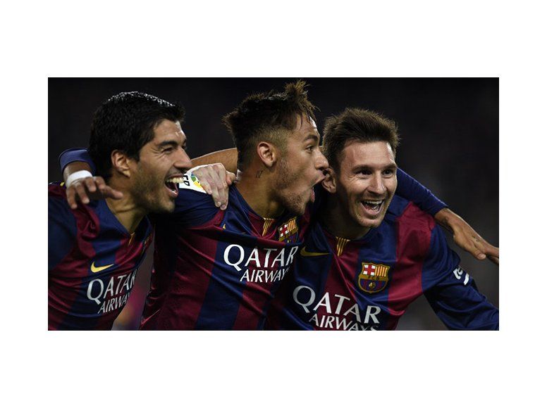 Suárez Neymar y Messi