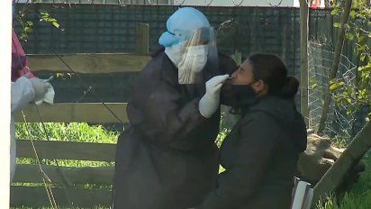 Foto: test realizado en policl&iacute;nica de La Boyada d&iacute;as atr&aacute;s.