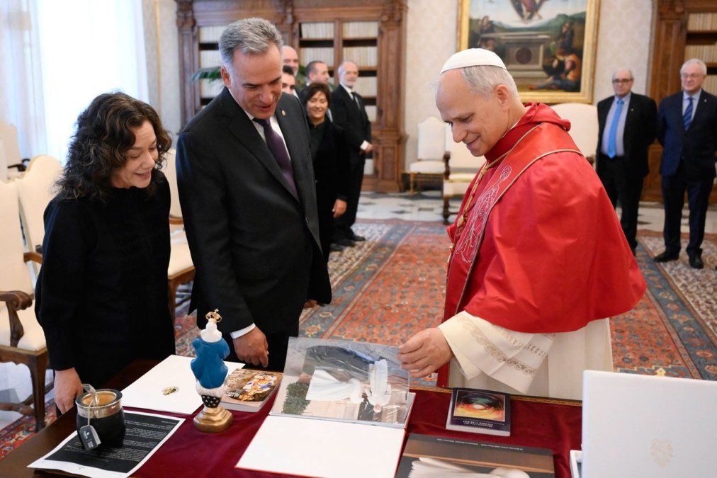 El presidente Yamandú Orsi se reunió con el papa León XIV en el Vaticano