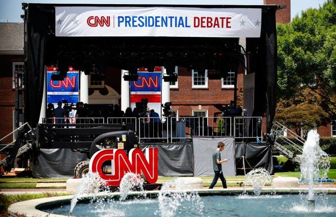 Foto: AFP. El debate entre Joe Biden y Donald Trump será este jueves.