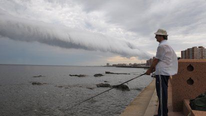 tiempo algo nuboso y maxima de 24ºc en montevideo