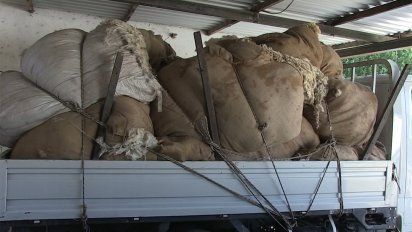 dos hombres fueron imputados por el robo de los 4.000 kilos de lana