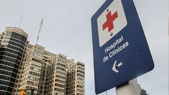 Sindicato del hospital de Clínicas en conflicto. Foto: FocoUy