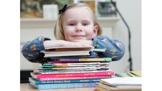 A los 4 años tiene el mismo coeficiente intelectual que Einstein