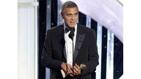 George Clooney, mejor actor en los Globo de Oro 2012