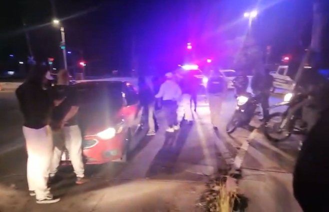 Imagen: Subrayado. Momento de las detenciones, en Manga.