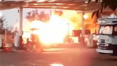 explosion e incendio provoco caos en planta municipal