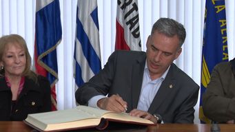 yamandu orsi viajo a nueva york con una delegacion de cuatro ministros para la asamblea de la onu