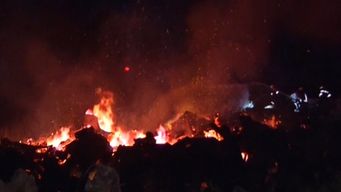 se incendio una planta de tratamiento de residuos en canelones; sospechan que fue intencional
